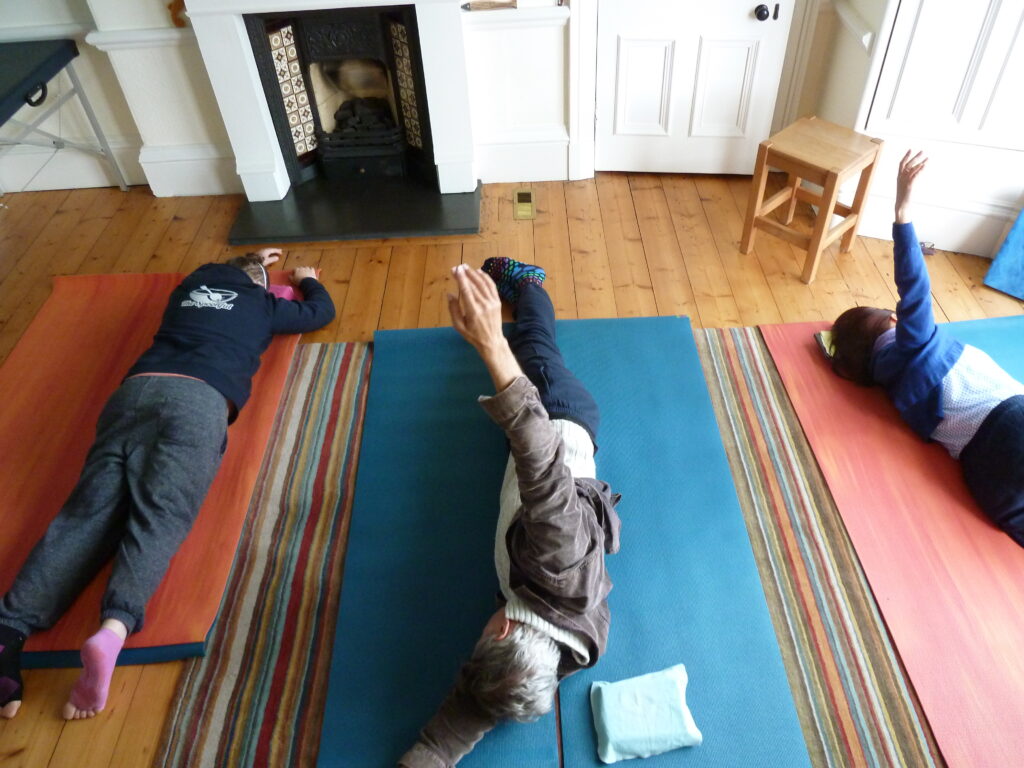 Edinburgh Alexander Training School trainees exploring floor-based Dart work