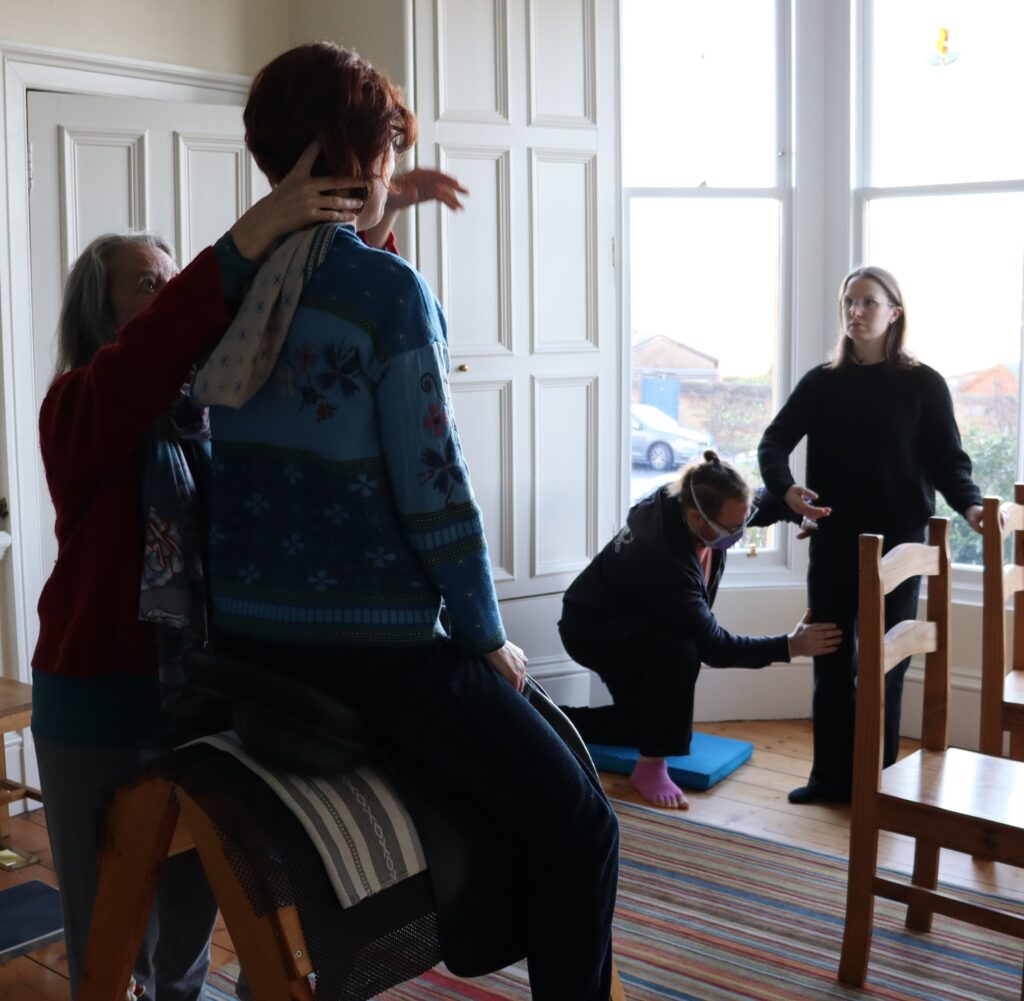 Photo of teachers and trainees working together