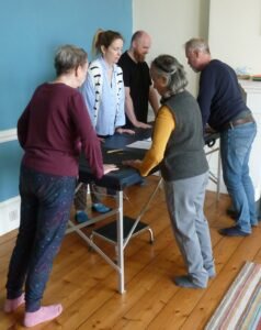 Photo of movement work at Edinburgh Alexander Training School
