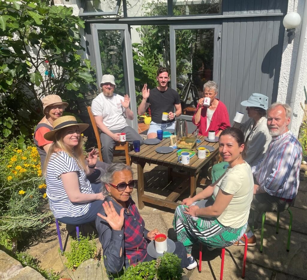 Photo of coffee break at Edinburgh Alexander Training School